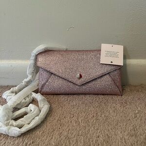 Kate spade glitter clutch/crossbody